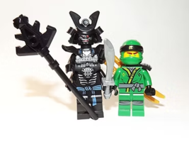 Minifigure Custom Toy Figure Lloyd and Lord Garmadon Ninjago set of 2 - $225.25 MXN