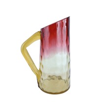 c1890 Amberina Art Glass Juice Pitcher - £101.77 GBP