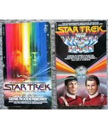 2 Book Lot STAR TREK: THE MOTION PICTURE &amp; THE WRATH OF KHAN Movie Tie-I... - $343.15 MXN