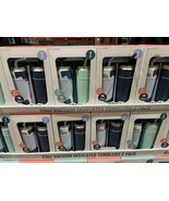 Ello Fizz 2pk 20oz Vacuum Insulated Stainless Steel Tumbler Wt Straws Bl... - $677.21 MXN+