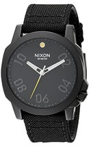 NWT Nixon A514001-00 Ranger 45 Nylon All Black Watch - £119.24 GBP