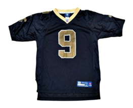 Kids New Orleans Saints Drew Brees 9 Youth Large 14-16 Nfl Onfield Reebok Jersey - £11.27 GBP