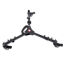 Kingjoy VX-600 Foldable Tripod Dolly 3 Wheels Stand Pulley Base Universa... - $23.38