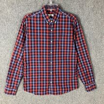 Gap Button Down Shirt Men&#39;s Medium Long Sleeve Plaid Multicolor 100% Cot... - $219.15 MXN