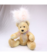 Laurel&#39;s Attic Chloe Bear Plush Brown 12&quot; Fluffy Bunny Ears Easter Dan D... - $198.43 MXN