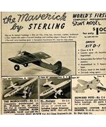 1949 Aviation Maverick Sterling Model Airplane Advertisement Philadelphia - €17,17 EUR