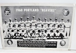 Original 1960 Portland Beavers Team 8X12 Photo Baseball Aaa Oregon Autographed - £13.36 GBP