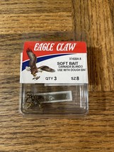 Eagle Claw #374SBA-8 SoftBait Hook Size 8-Use With DoughBait-1pk 3pcs-NEW-SHIP24 - £7.63 GBP