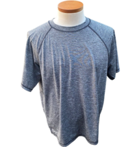 Nike Dri Fit Men’s T-Shirt Sz XL Marled Grey UPF 40+ Short Sleeve Athletic - $9.89