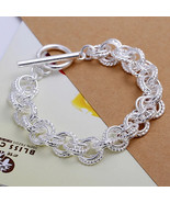 High-Quality 925 Silver Bracelet Elegant &amp; Fashionable Jewelry for Any O... - $11.08 CAD
