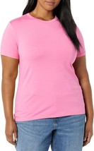 Amazon Women&#39;s Pink Perfect Short-Sleeve T-Shirt - Plus Size: 6X - £10.05 GBP