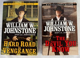 William W. Johnstone Book Lot of 2 Stoneface Finnegan Westerns - £11.14 GBP