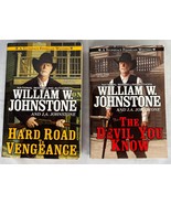 William W. Johnstone Book Lot of 2 Stoneface Finnegan Westerns - £11.30 GBP
