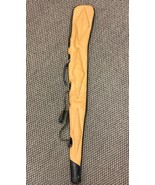 Vtg 50.5” Sears Ted Williams Beige Faux Leather Rifle Shotgun Case Fleec... - $55.00