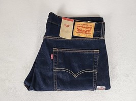 Levi&#39;s 513 Slim Fit Zip Fly Straight Leg Denim Jeans 36X32 Men&#39;s Dark Blue - $36.99