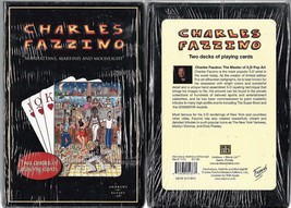 Charles Fazzino Two Decks Playing Cards / Manhattans, Martinis &amp; Moonlight - £15.50 GBP