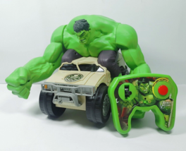 Hulk Smash Hummer With Remote Jakks 2015 Marvel Avengers Assemble 87374RX TESTED - £24.08 GBP