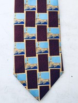 Cavenagh All Silk Red Royal Academy Of Arts Men’s Tie Necktie - £7.82 GBP