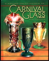 Standard Encyclopedia of Carnival Glass  1,850 Color Photos  Hatpins Bowls Vase - £31.45 GBP