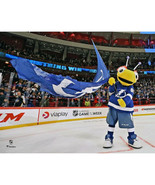 Thunderbug Tampa Bay Lightning Authentic Unsigned Waving Flag Photograp - $15.90