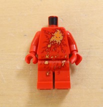 LEGO Ninjago Kai NRG Minifigure Torso and Legs ONLY Red Ninja - $167.24 MXN