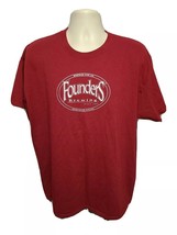 Founders Brewing Company Grand Rapids Michigan Adult Burgundy XL TShirt - £11.61 GBP