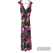 Star Vixen Women&#39;s Large Brown and Pink Sleeveless Maxi Dress - £10.60 GBP