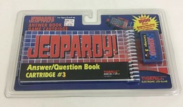 Jeopardy Tiger Electronic Handheld Game Cartridge and Book 3 New Vintage 1995 - £11.63 GBP