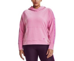 Under Armour Womens Rival Logo Hoodie Size 2X Color Planet Pink - £42.84 GBP