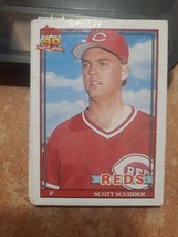 1991 Topps Baseball Card Cincinatti Reds Scott Scudder - $1.02