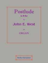 Postlude in B flat by John E. West - £12.78 GBP
