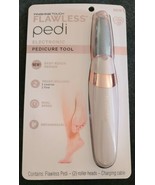 Home &amp; Travel Flawless Pedi Spin Foot Manicure Pedicure Tool Rechargeabl... - $22.91