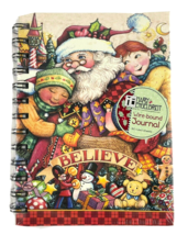 Mary Engelbreit Journal Christmas Believe Theme 80 Lined Pages Wire Bound - £10.42 GBP