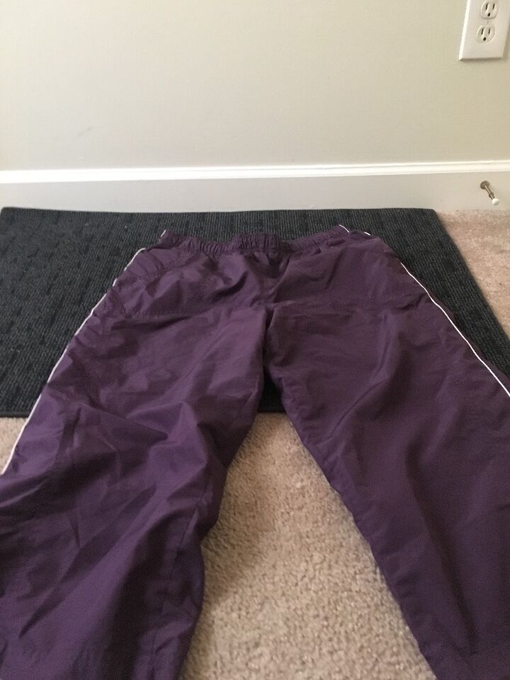 Primary image for 1 Pc Athletic Works Women's Purple Windbreaker Capri Pants Size Large