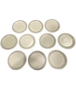 Set of 10 Pfaltzgraff YORKTOWNE USA Stoneware Blue Small Tea Cup Saucers... - £11.21 GBP