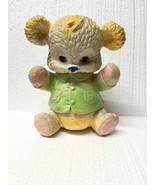 Vintage Edward Mobley Rubber Squeak Bear w/Sleeping Eyes Rare Mint Green... - $87.61 CAD