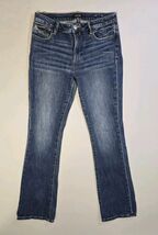 Sailey Women Mid Rise Bootcut Denim Blue Jeans 28 Fits 30x34 Cowgirl Wes... - $16.95