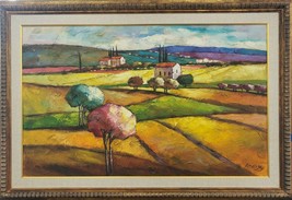 Original &amp; Signed - Slava Brodinsky - Large Landscape Art Oil Painting on Canvas - £3,998.94 GBP