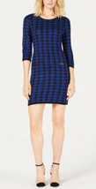 NY Collection Jacquard Houndstooth-Print Dress, Petite XS - £23.03 GBP