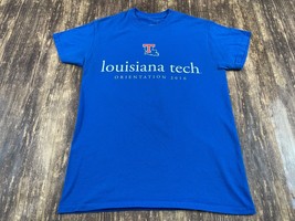 Louisiana Tech University Orientation Men’s Blue T-Shirt - Small - £3.19 GBP