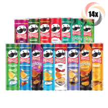 14x Cans Pringles Variety Flavored Potato Crisps Chips Snack 5.5oz Mix & Match! - £42.79 GBP