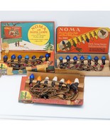 3 NOMA Christmas Lights 3010 in Original Box Vintage w/ 21 Total Mazda L... - $63.19