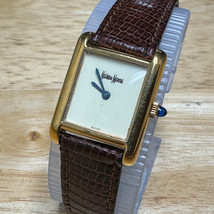 VTG Neimen Marcus Swiss Watch Women Hand Wind Gold Plated Rectangle Mechanical - £30.36 GBP