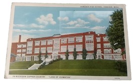 Hancock, Michigan Hancock High School Houghton County 1930&#39;s Pc - £1.52 GBP