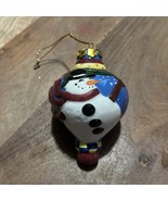 Pier 1 Holiday Christmas Hand Painted Ornament Porcelain - $9.50