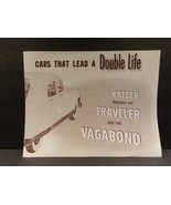 Kaiser Presents the Traveler and the Vagabond Sales Brochure 1949  - $1,503.70 MXN