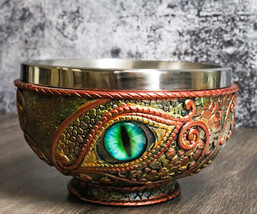 Fantasy Dungeons And Dragons Eye Of The Dragon Utility Organizer Bowl Dish - $26.99