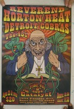 The Reverend Horton Heat Detroit &quot;&quot;Cobras&quot;&quot; Poster July 9, 2004 Santa Cruz-
s... - $62.89