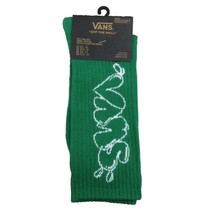Vans Green Graphic Unisex Crew Socks Size 9.5-13 (1 Pair) NEW - $17.93 CAD