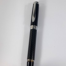 BMW Rollerball Pen Black Carbon Fiber Cross-Hatch Black vehicle car prom... - $646.23 MXN